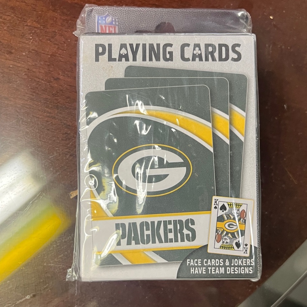 Packers Playing Cards - Green and Yellow